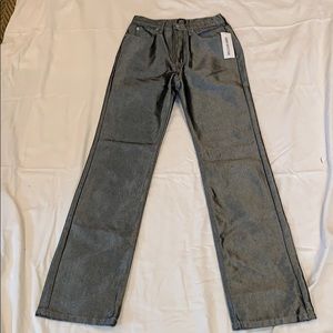 NWT BDG metallic flare jeans